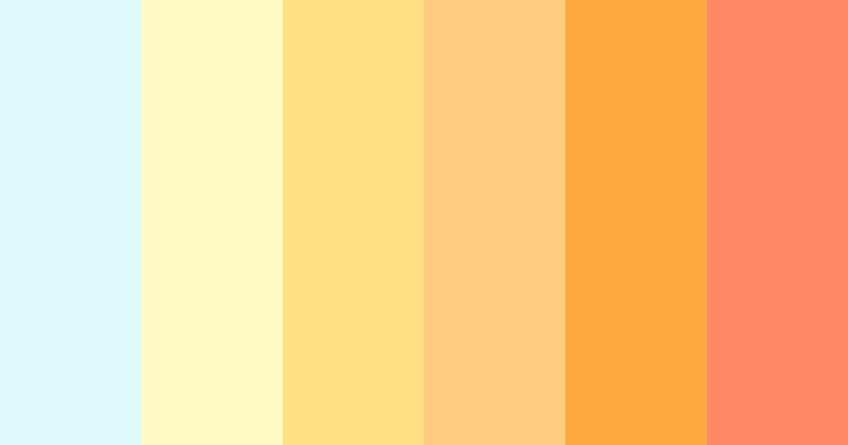 Download sunlit serenity color palette PNG image (landscape)