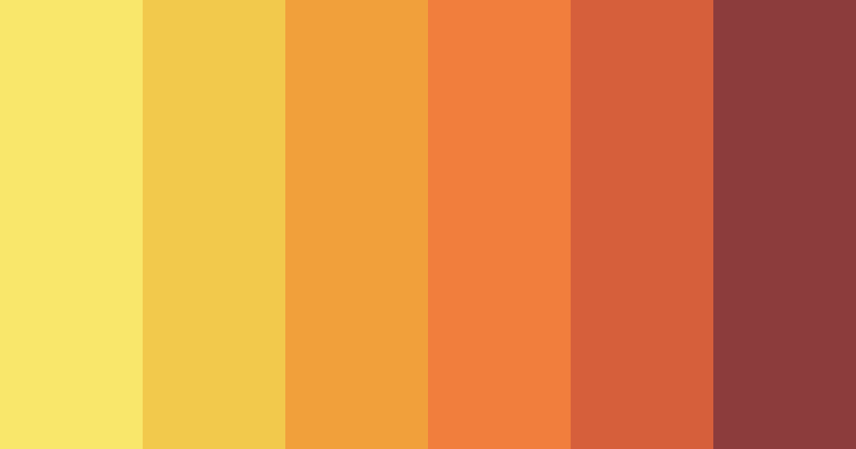 Download yellow happiness color palette PNG image (landscape)