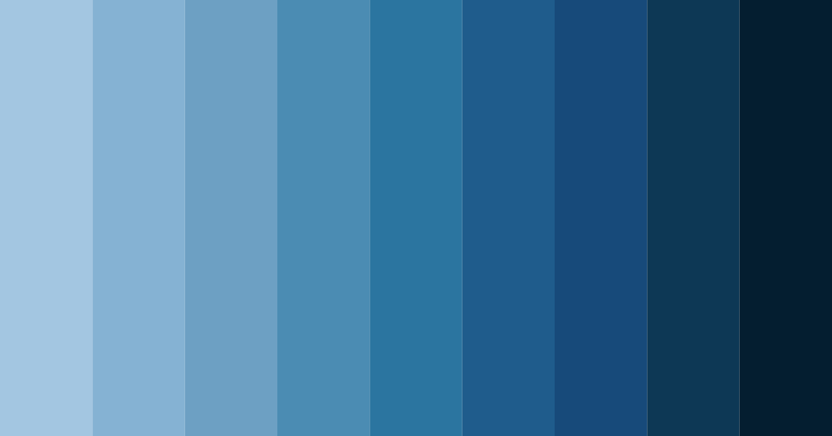 Download serenity in blue color palette PNG image (landscape)