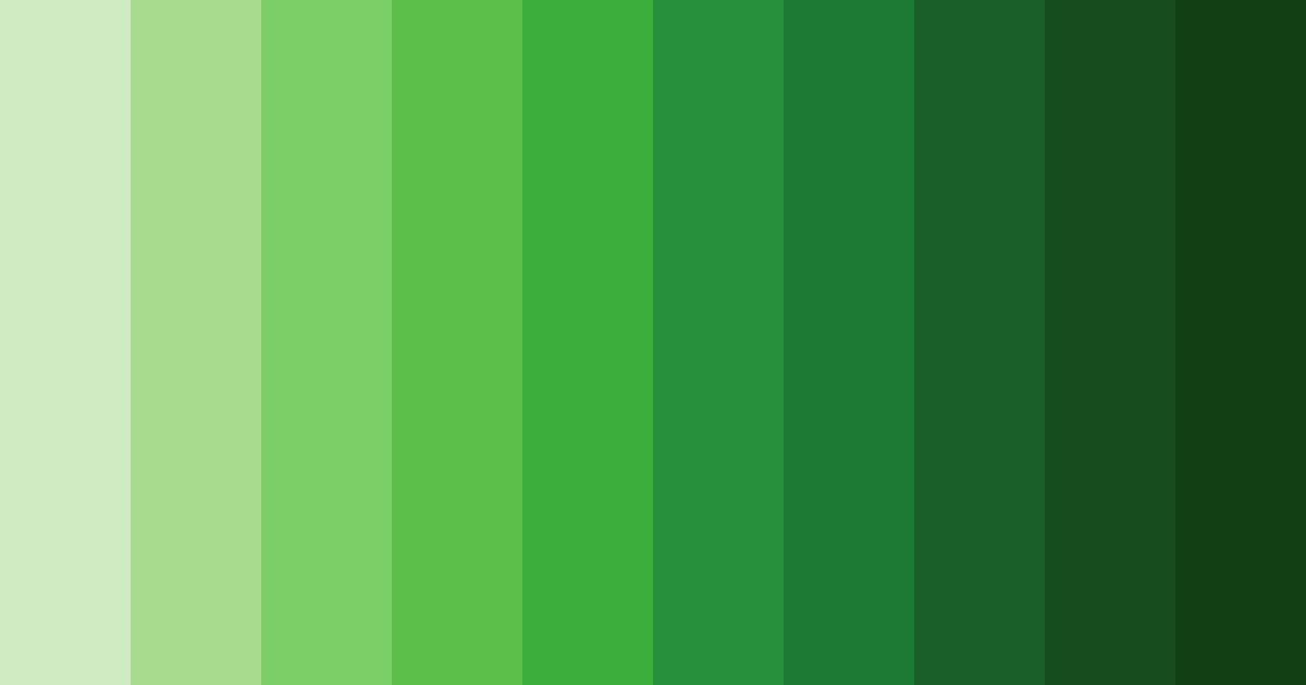 Download verdant harmony color palette PNG image (landscape)