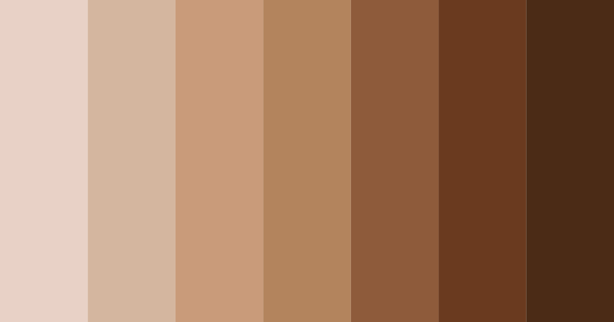 Download nutty elegance color palette PNG image (landscape)