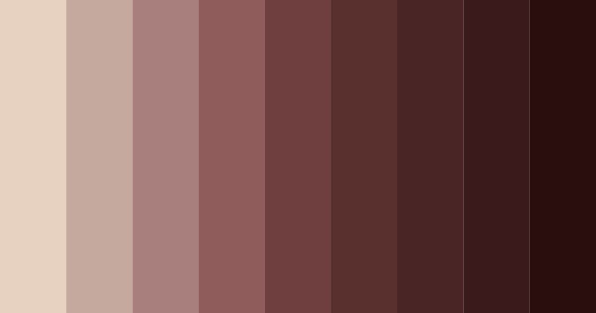 Download darkwood elegance color palette PNG image (landscape)