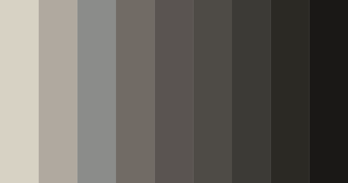 Download shades of grege color palette PNG image (landscape)
