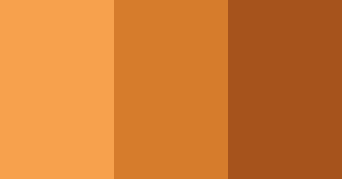 Download vibrant orange color palette PNG image (landscape)