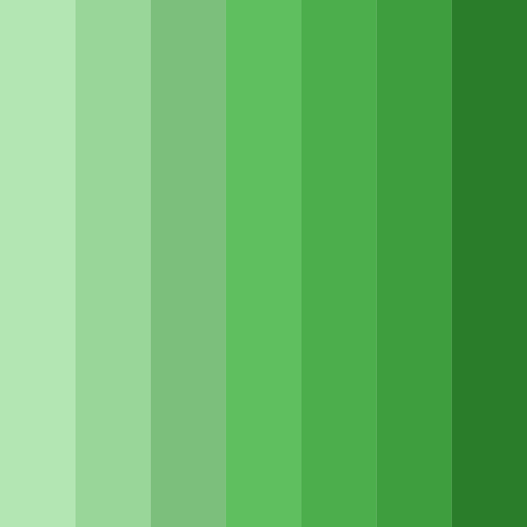 Download vintage verdancy color palette PNG image (square)