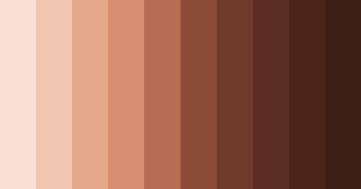 Download brown cacao color palette PNG image (landscape)