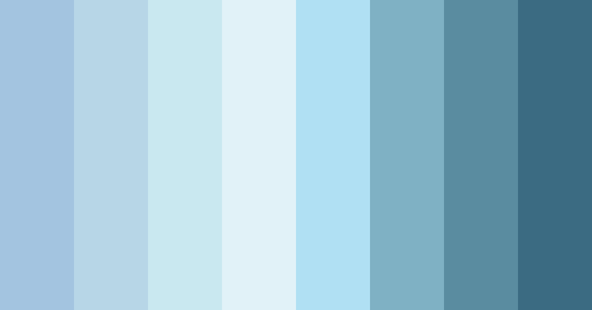 Download light baby blue color palette PNG image (landscape)