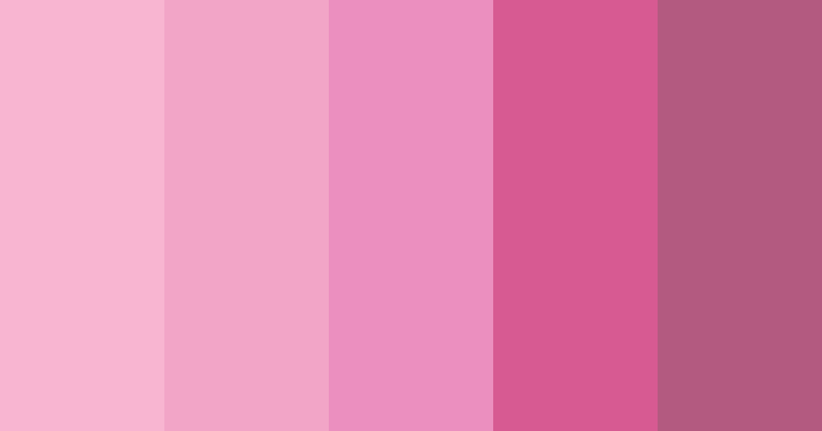 Download cupid pink shades color palette PNG image (landscape)