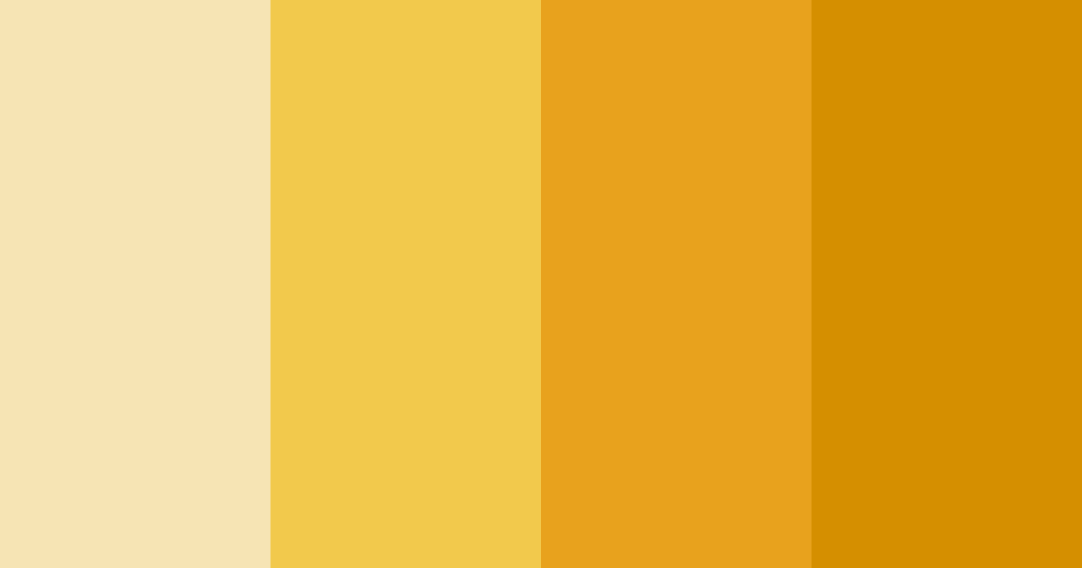 Download golden contrast color palette PNG image (landscape)