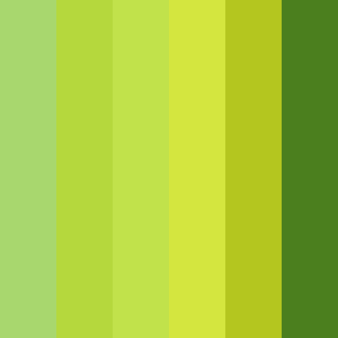 Download lush meadow symphony color palette PNG image (square)