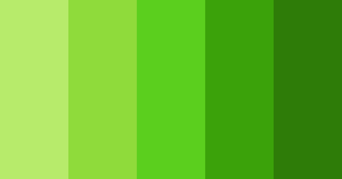 Download lush green symphony color palette PNG image (landscape)