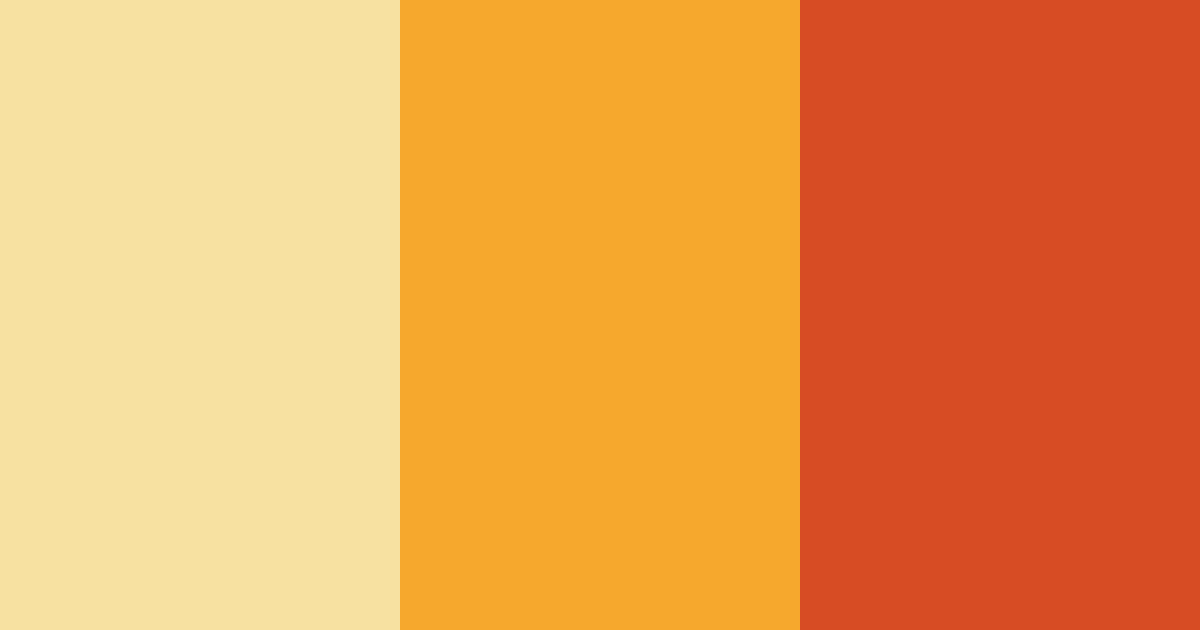Download orange bouquet color palette PNG image (landscape)