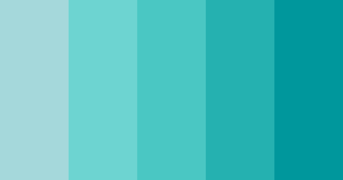 Download aqua serenade color palette PNG image (landscape)