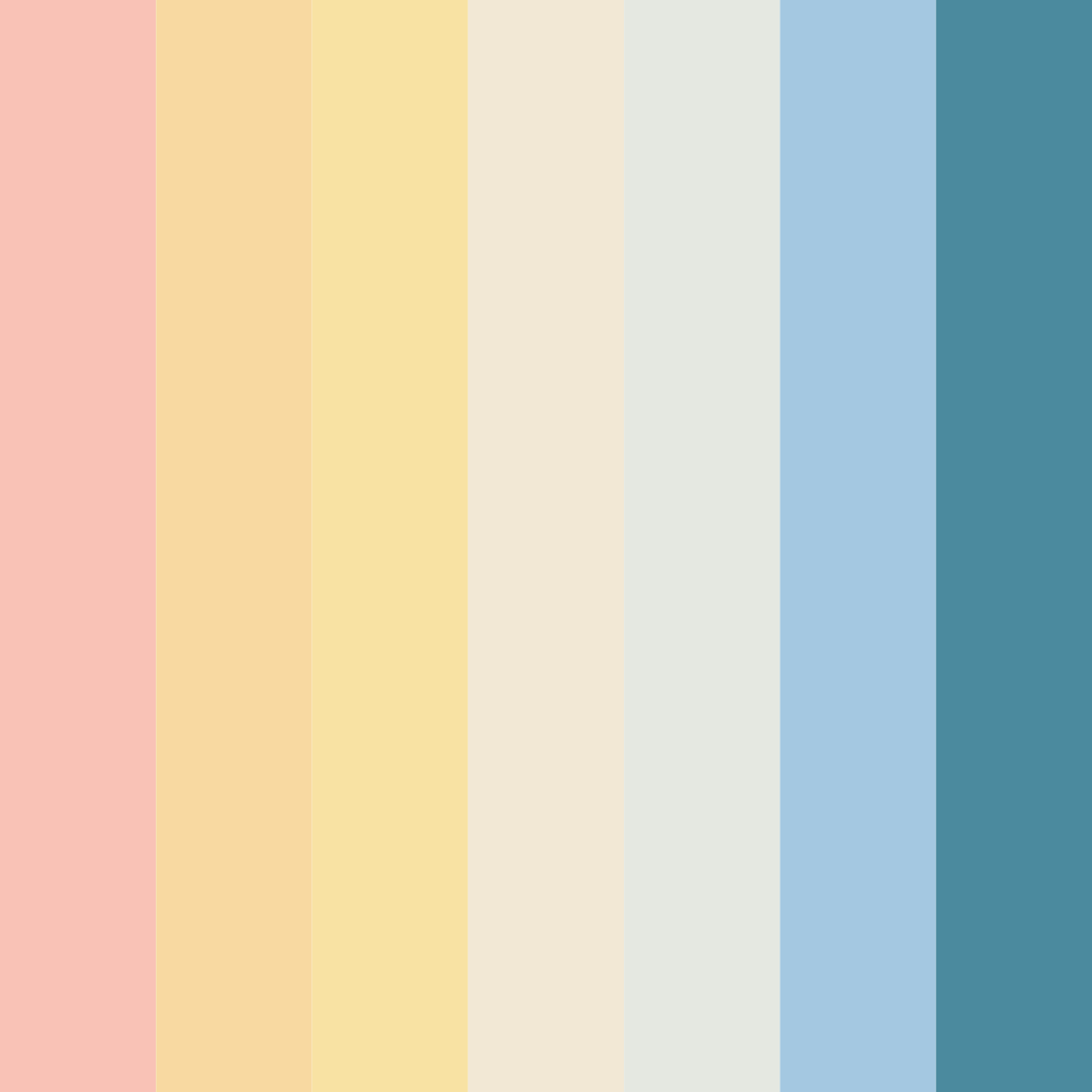 Download seaside serenity color palette PNG image (square)