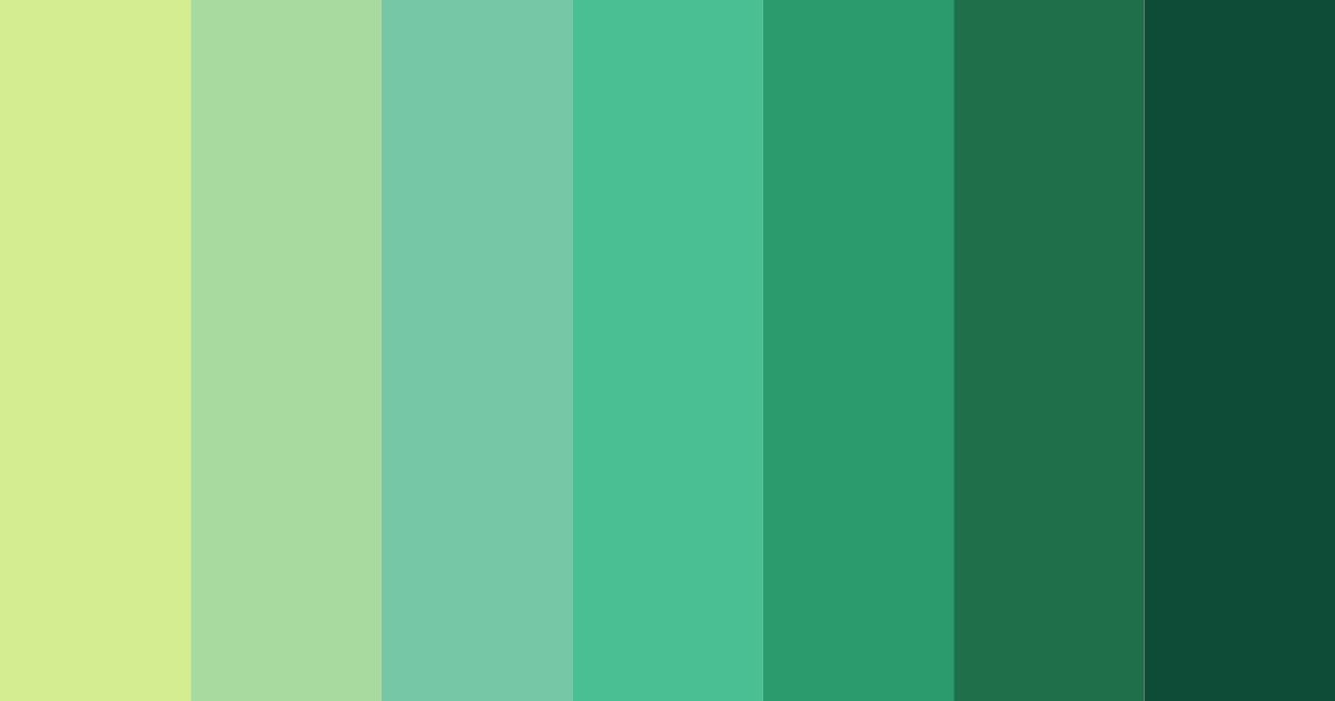 Download verdant sunrise color palette PNG image (landscape)