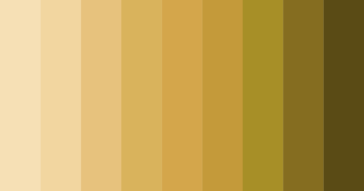 Download golden 桂花 color palette PNG image (landscape)