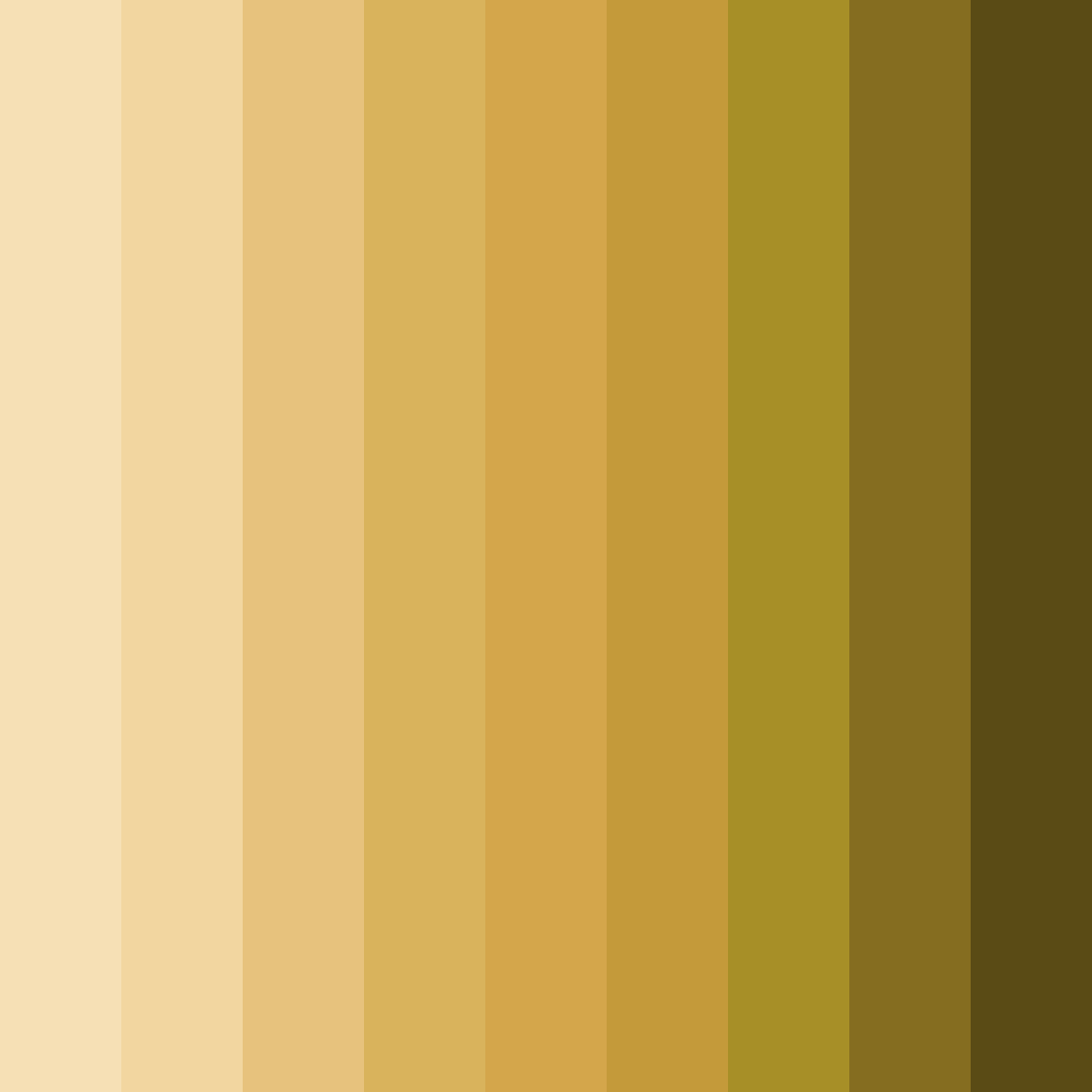 Download golden 桂花 color palette PNG image (square)