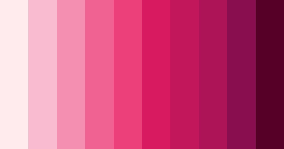 Download tropical blush color palette PNG image (landscape)