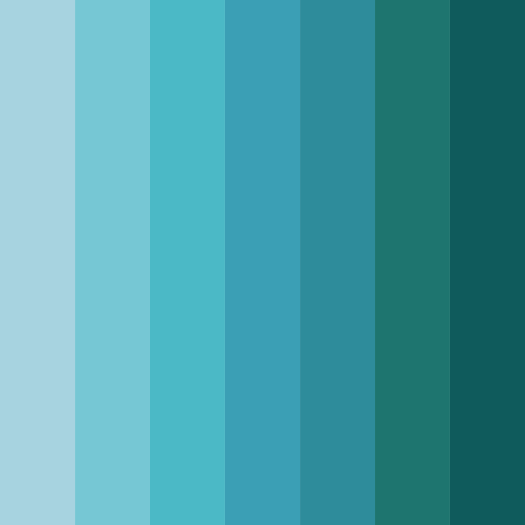 Download abyssal tranquility color palette PNG image (square)