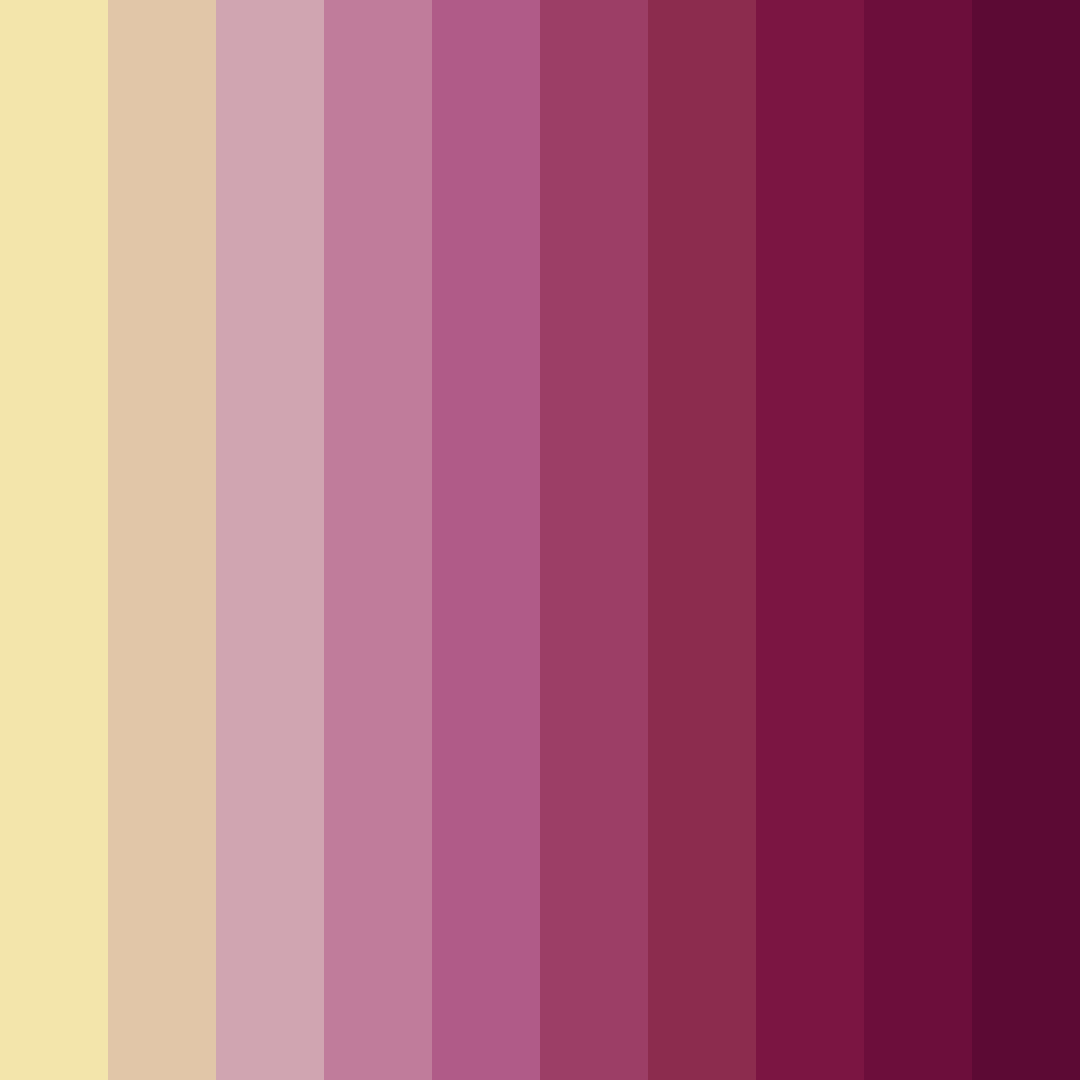 Download blush blossom elegance color palette PNG image (square)