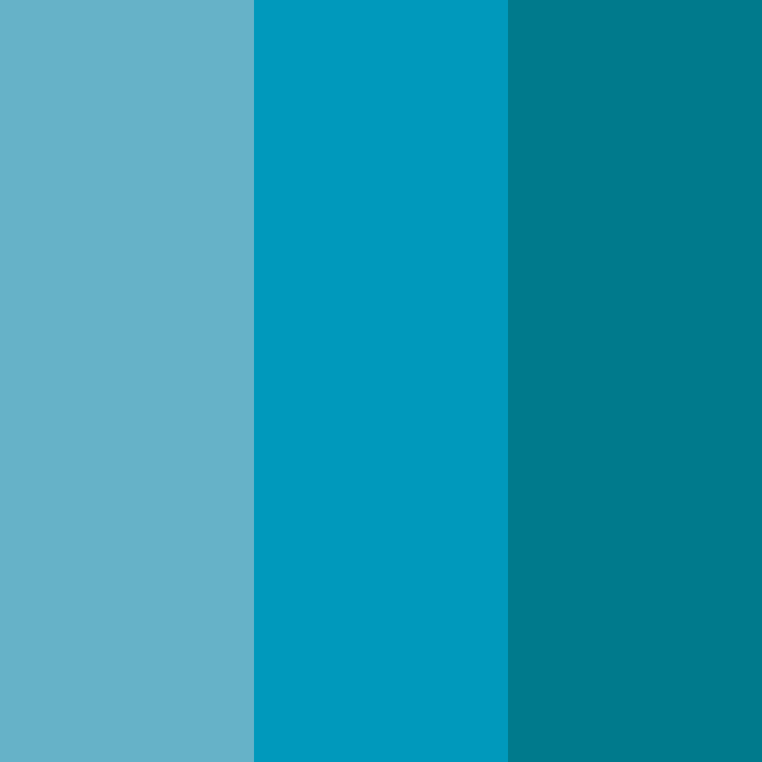 Download turquoise sea color palette PNG image (square)