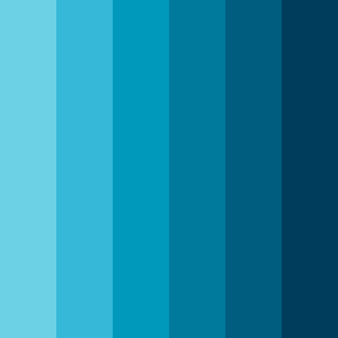 Download aqua depths color palette PNG image (square)
