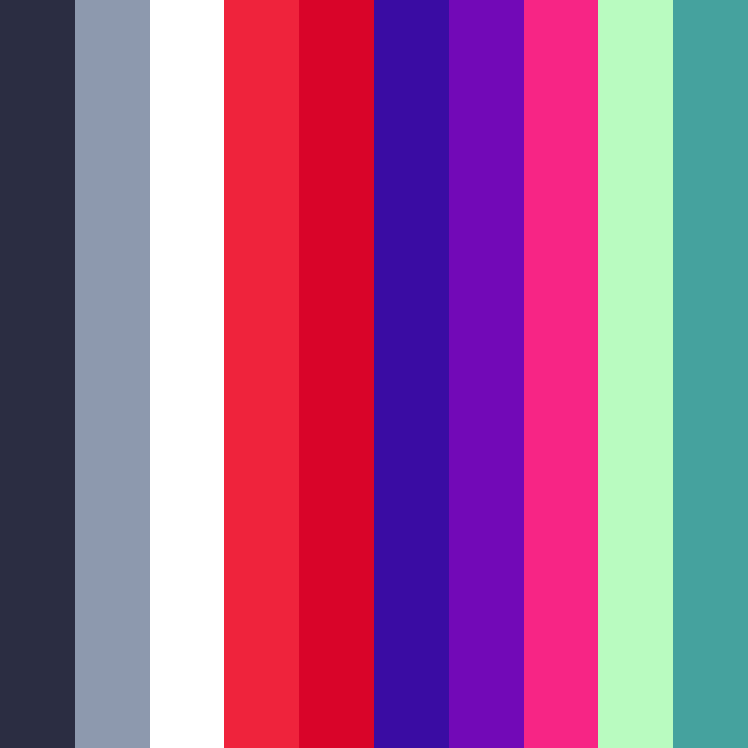 Download cosmic reverie color palette PNG image (square)