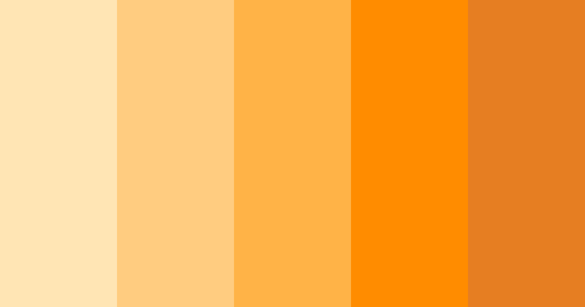Download sunset citrus symphony color palette PNG image (landscape)