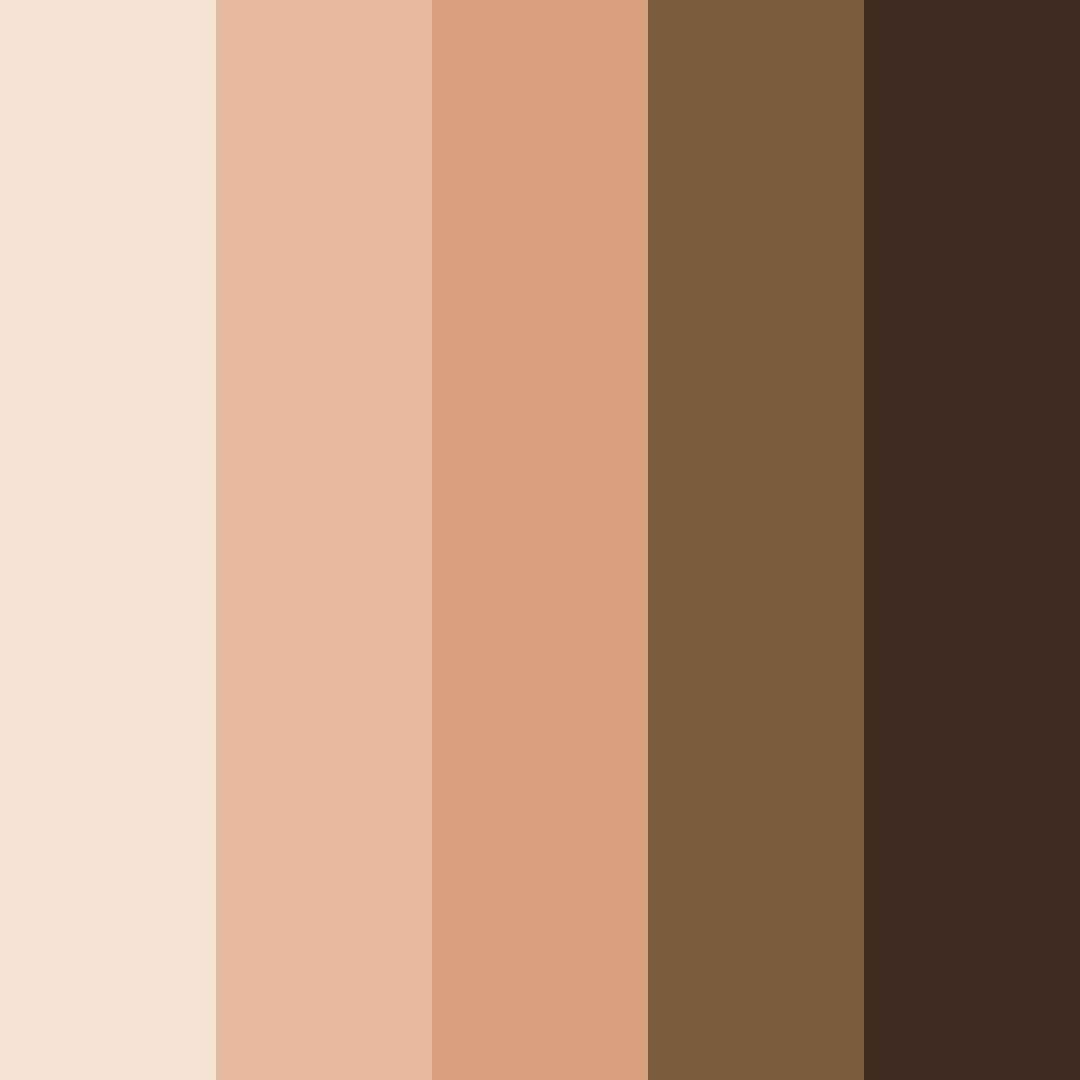 Download café au lait with a twist color palette PNG image (square)