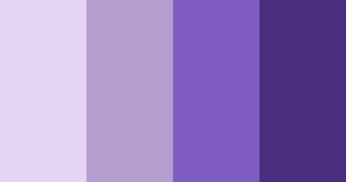 Download lavender dreams color palette PNG image (landscape)