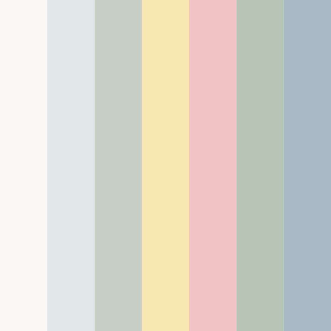 Download whispers of serenity color palette PNG image (square)
