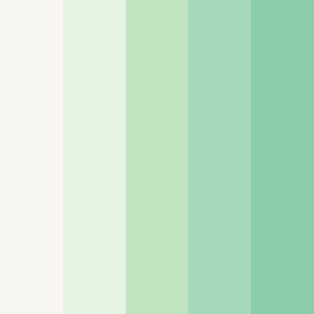 Download serene garden whisper color palette PNG image (square)