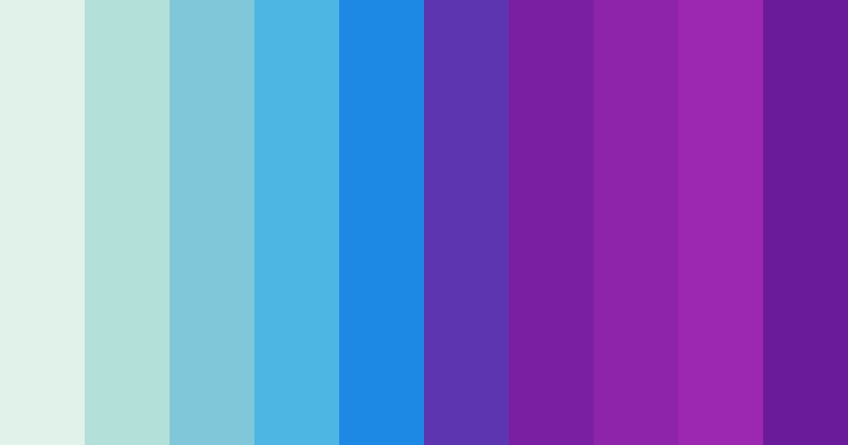 Download green and purple dream color palette PNG image (landscape)