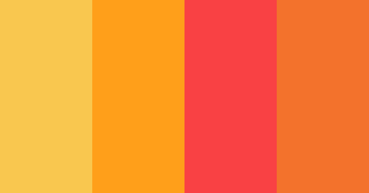 Download yellow fun color palette PNG image (landscape)