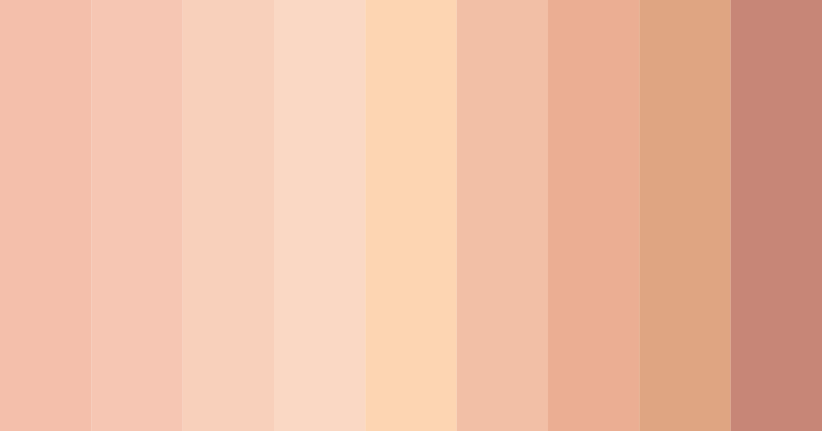 Download peachy pink color palette PNG image (landscape)