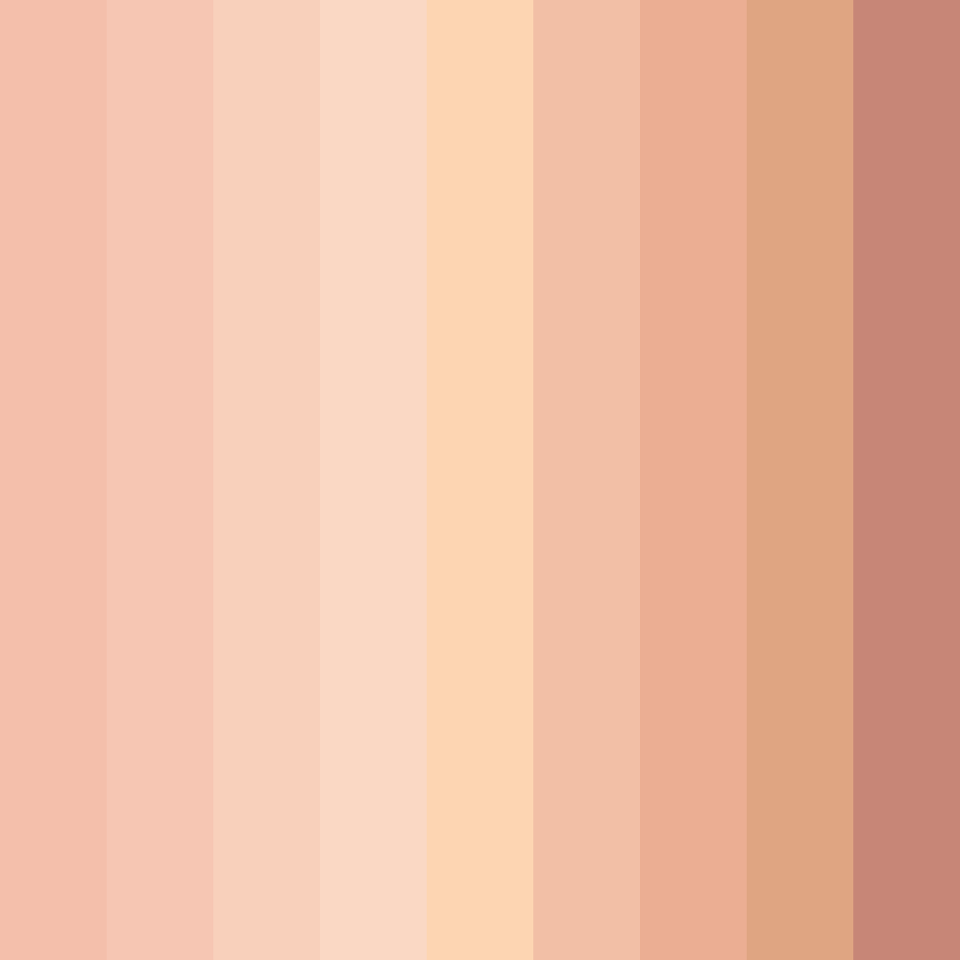 Download peachy pink color palette PNG image (square)