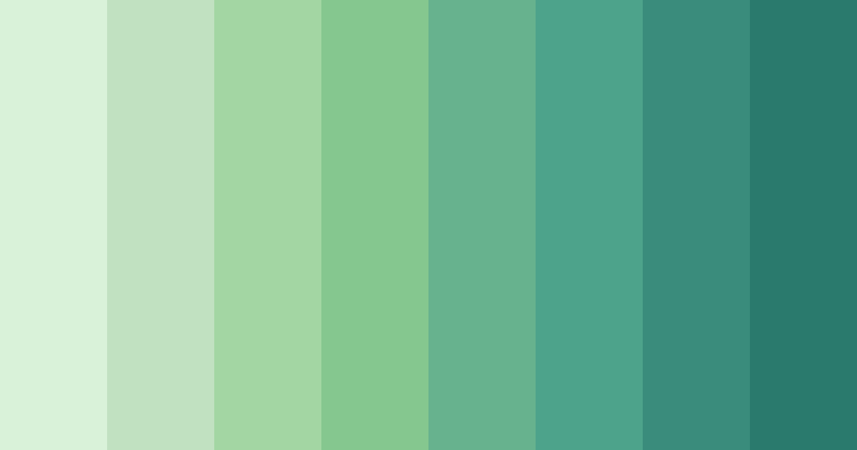 Download verdant awakening color palette PNG image (landscape)