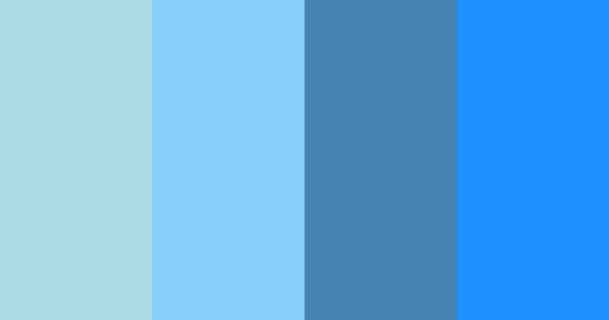 Download azure dreamscape color palette PNG image (landscape)