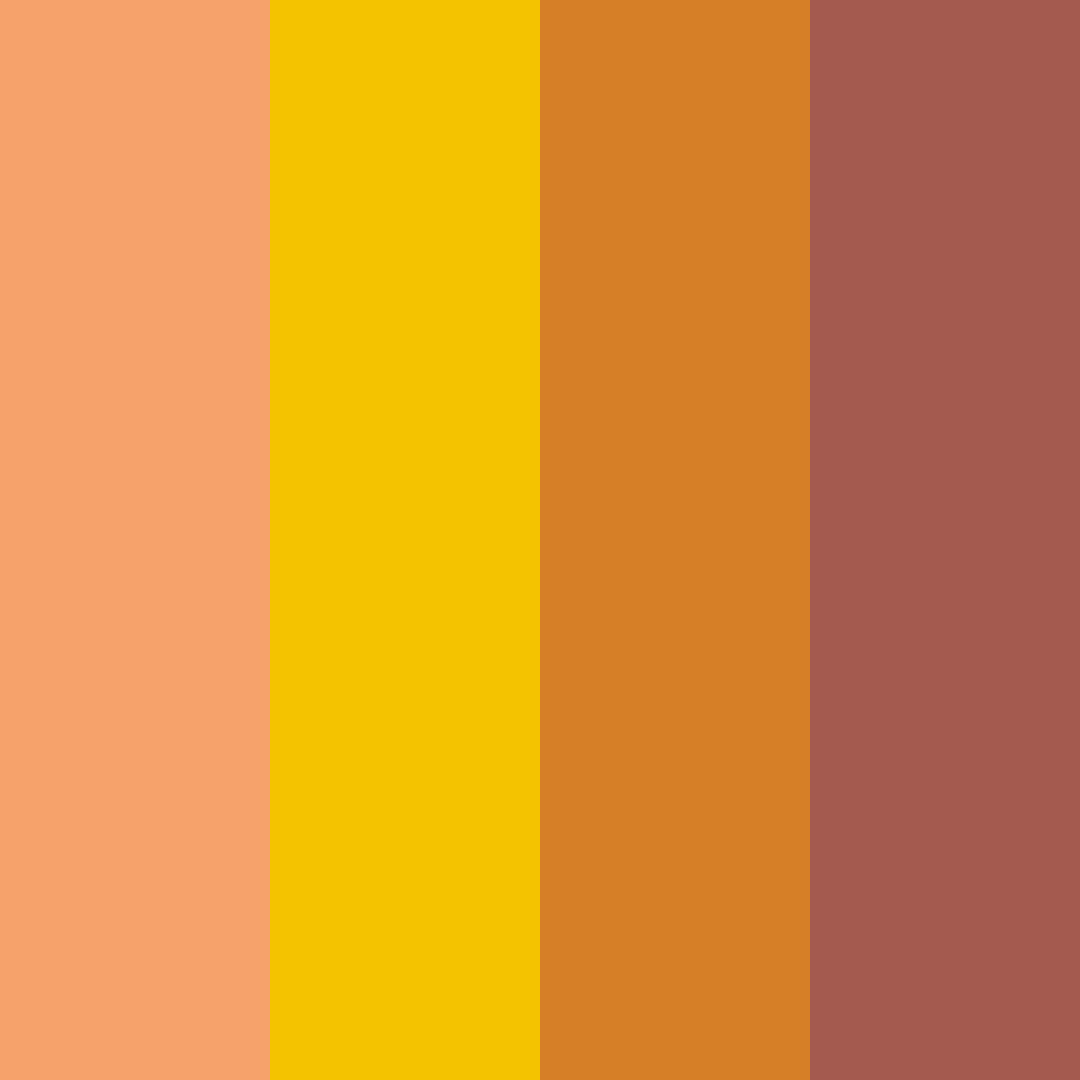 Download vintage vibes color palette PNG image (square)