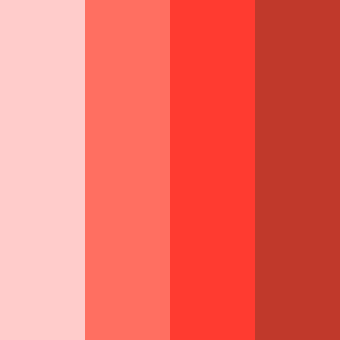 Download tomato red color palette PNG image (square)