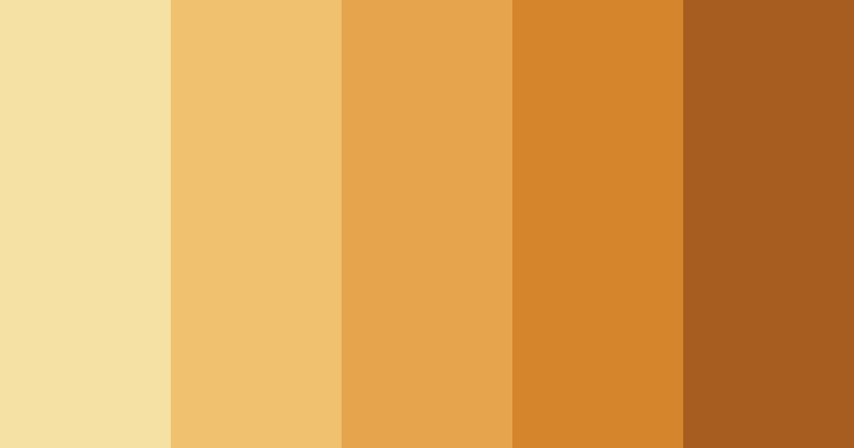 Download dandy yellow color palette PNG image (landscape)