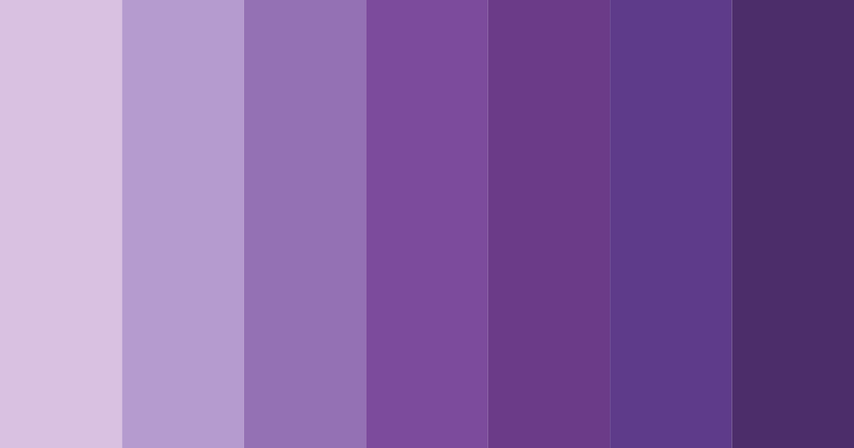 Download mystic violet dreams color palette PNG image (landscape)