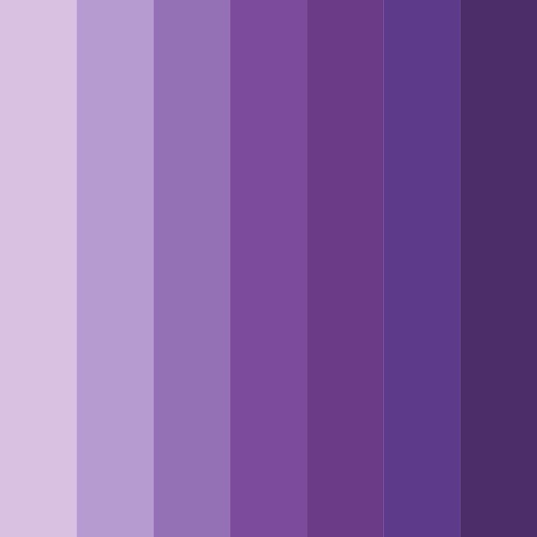 Download mystic violet dreams color palette PNG image (square)
