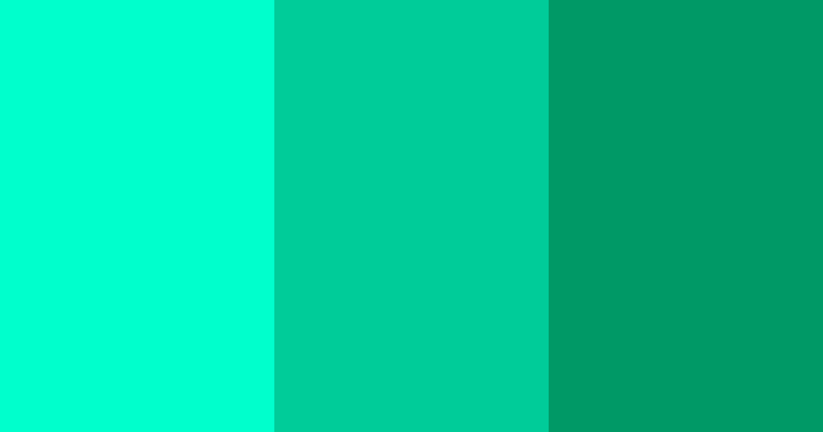 Download bright teal color palette PNG image (landscape)