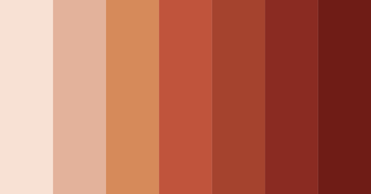 Download sweet cocoa dream color palette PNG image (landscape)