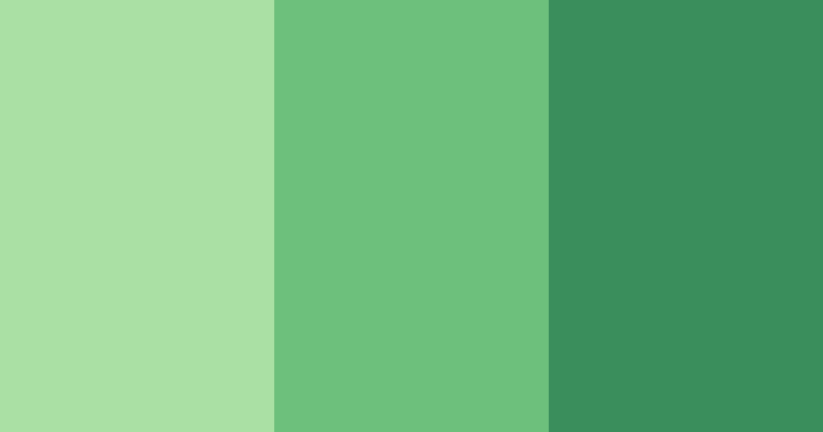 Download emerald serenity color palette PNG image (landscape)