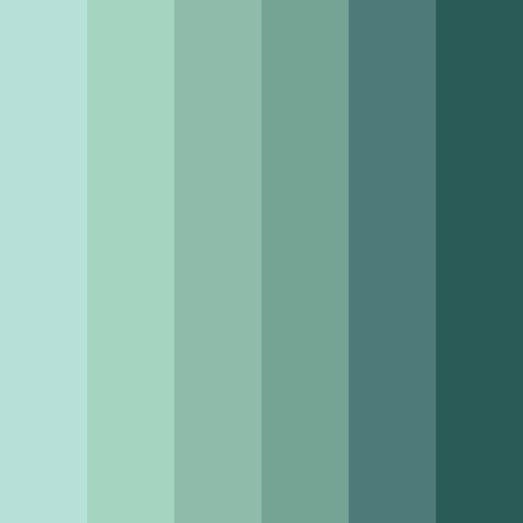 Download serene oasis color palette PNG image (square)