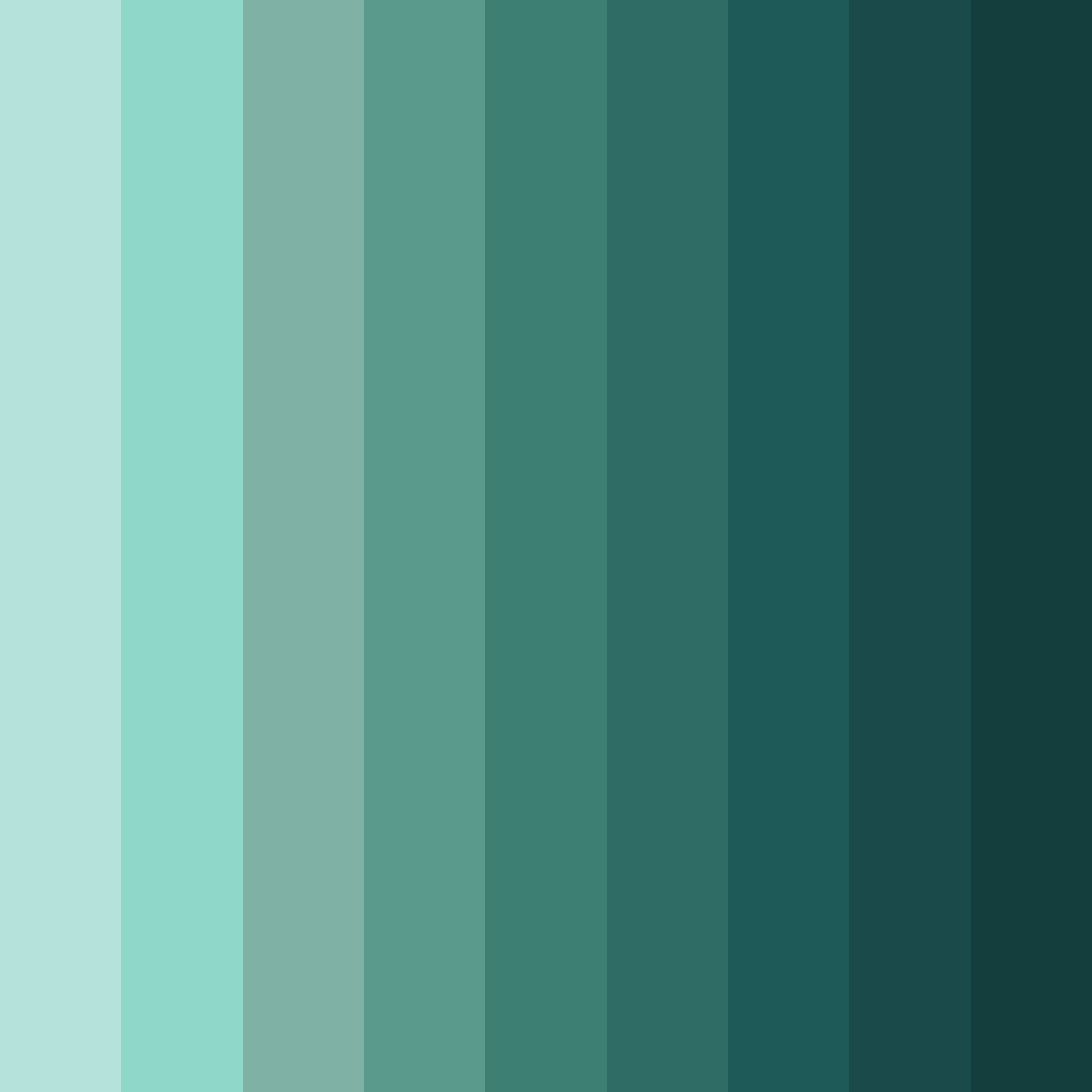 Download teal oasis color palette PNG image (square)