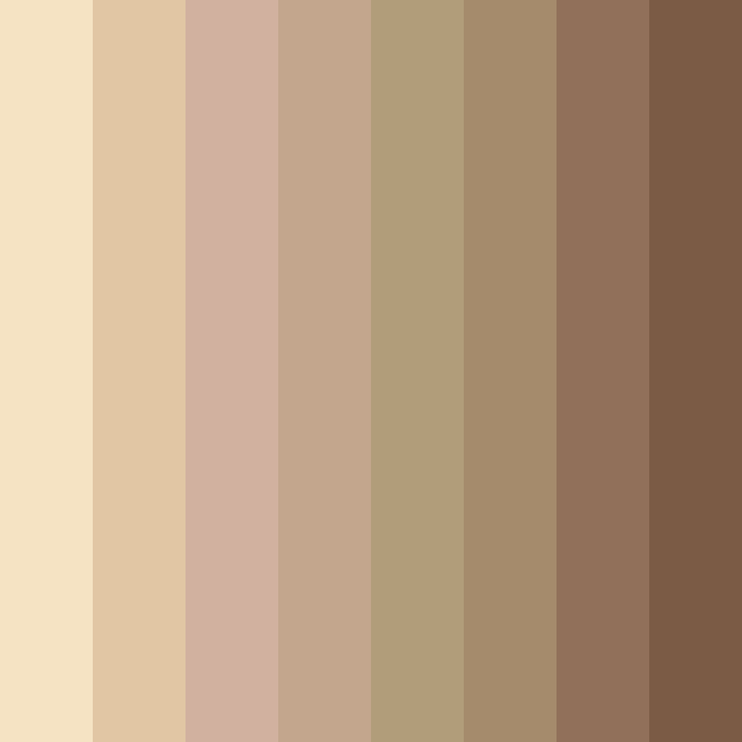 Download whispering dunes color palette PNG image (square)