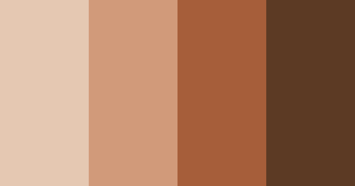 Download cocoa dreams color palette PNG image (landscape)